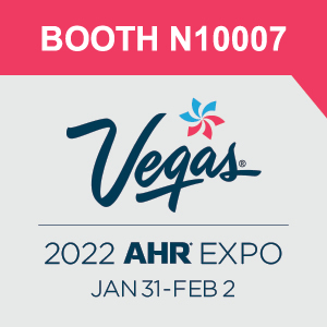 Vegas booth banner in AHR Expo